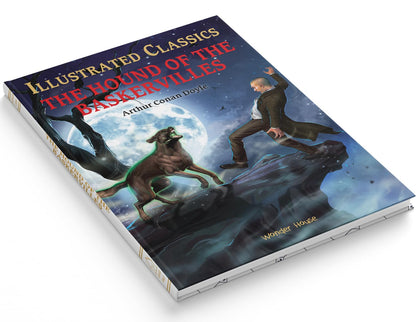 The Hound of the Baskervilles: Illustrated Abridged Children Classics English Novel With Review Questions (Hardback)