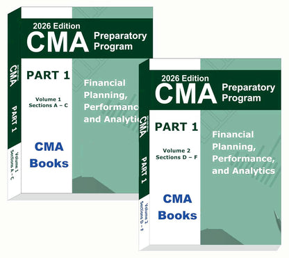 2026 US CMA Books Part 1 (Set of 2 Books)