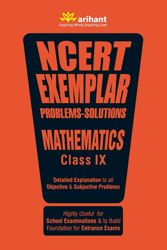 NCERT Exemplar Problems-Solutions MATHEMATICS class 9th by Arihant Experts book cover