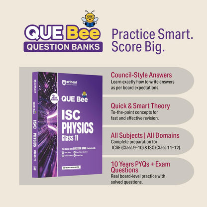 Arihant ICSE Chemistry Class 9 Exam 2026-27 | Quick Theory, Exam Pattern Questions & Sample Papers | As per Latest ICSE Syllabus | Que Bee 2nd Edition 2027