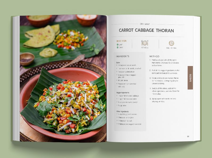Satvic Indian Food Book | Satvic Movement Cookbook | 70+ Oil-Free, Sugar-Free, Plant-Based Recipes | Clean Nourishing Meals in under 45 minutes (English)