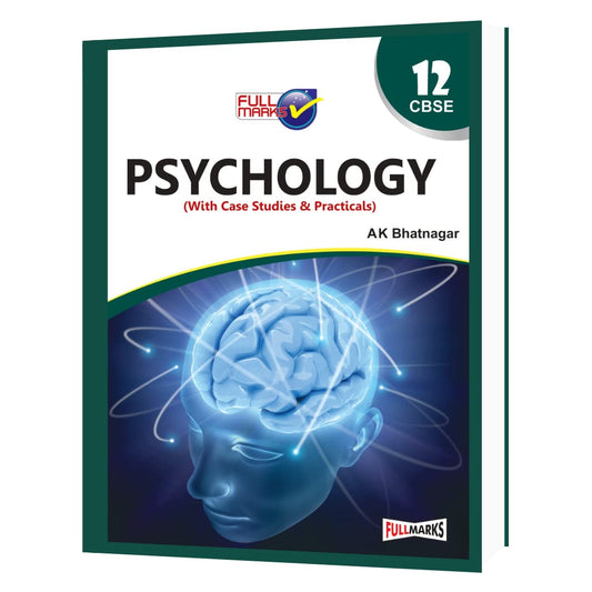 Psychology Class 12 - CBSE - Examination 2022-23 by Full Marks (Author) book cover