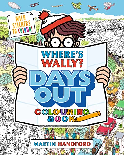 Wheres Wally? Days Out: Colouring Book book cover
