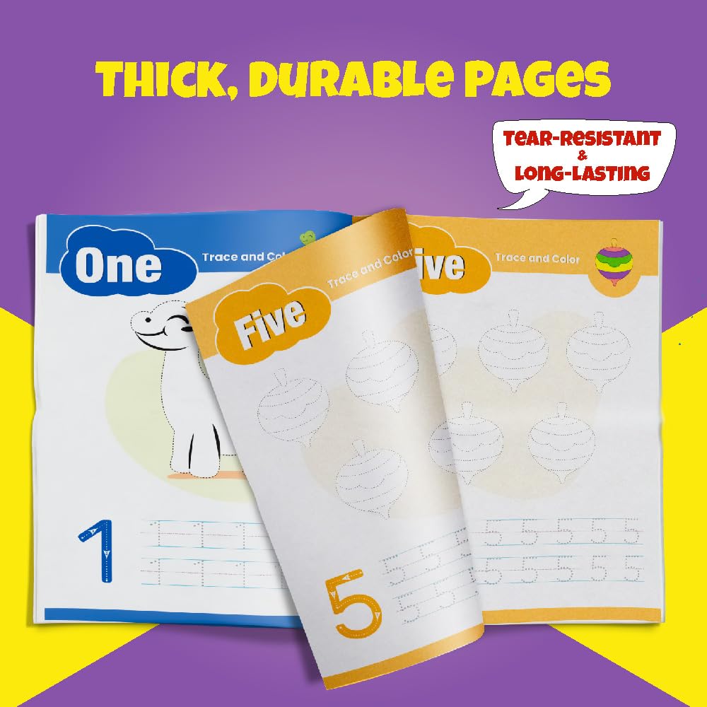Set of 4 Writing Time Kids' First Pencil Control & Patterns Books, Capital Letters, Small Letters, Numbers, Patterns & Shapes, Hand Writing Practice ... Years (Set of 4 Pencil Control Pattern Book)