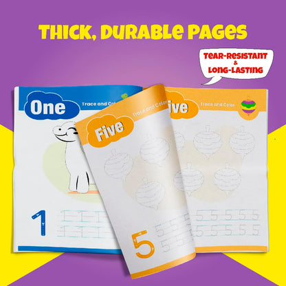 Set of 4 Writing Time Kids' First Pencil Control & Patterns Books, Capital Letters, Small Letters, Numbers, Patterns & Shapes, Hand Writing Practice ... Years (Set of 4 Pencil Control Pattern Book)
