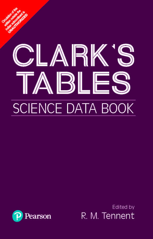 CLARKS TABLES SCIENCE DATA BOOK book cover