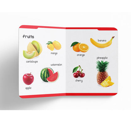 My First Padded Board Book Of Food For Kids | Ages 0–5 Years | Early Learning | Fruits | Vegetables | Meals | Snacks | Vocabulary Building | Cognitive Skill | Toddlers | Preschoolers | Latest Edition
