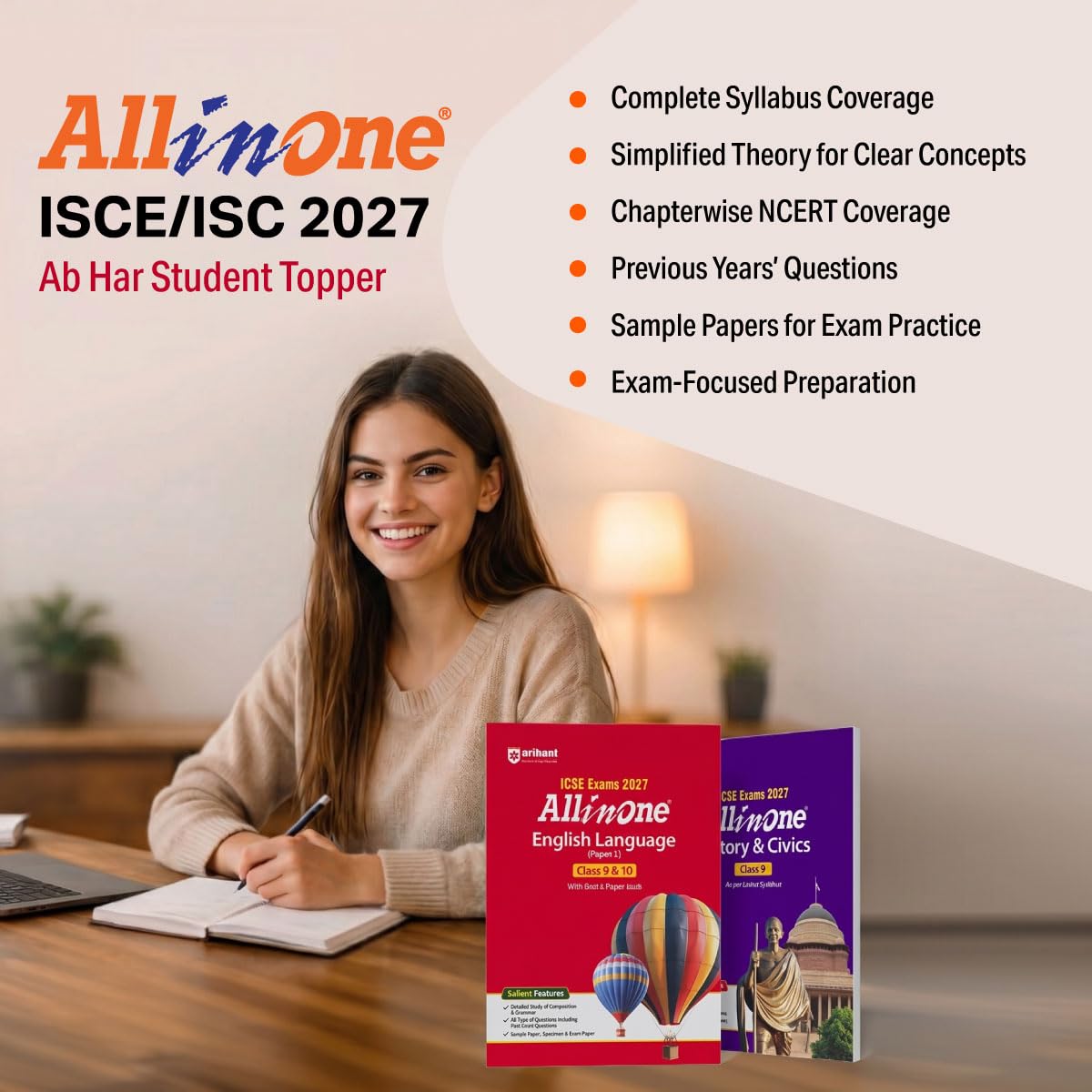 Arihant ICSE All in One Physics Class 10 Exam 2027 | Complete Study Guide with Internal Assessment | Theory, Chapter Exercises, Sample Papers & Exam Questions