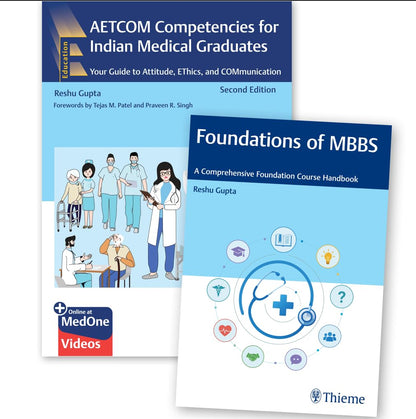AETCOM COMPETENCIES FOR INDIAN MEDICAL GRADUATES 2ED WITH FOUNDATIONS OF MBBS (COMBO PACK) (PB 2026)