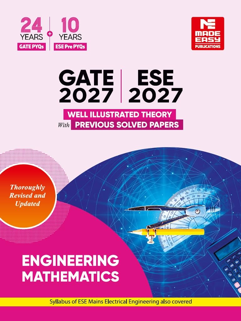 GATE & ESE Prelims 2027 Engineering Mathematics: Theory + Solved Papers