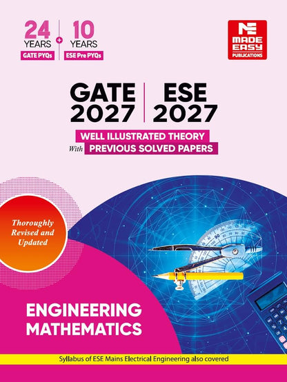 GATE & ESE Prelims 2027 Engineering Mathematics: Theory + Solved Papers