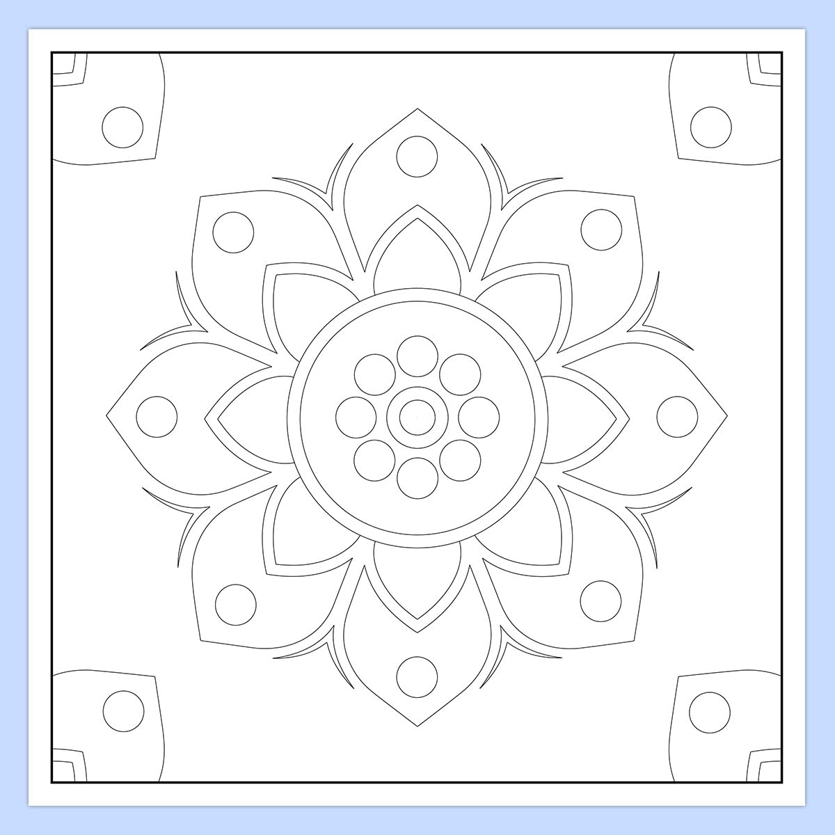 Mandala Colouring Book for Kids | Best Selling Mandala Art Kit in India | Premium Quality Drawing & Painting Book for Kids | Two Brothers Publications