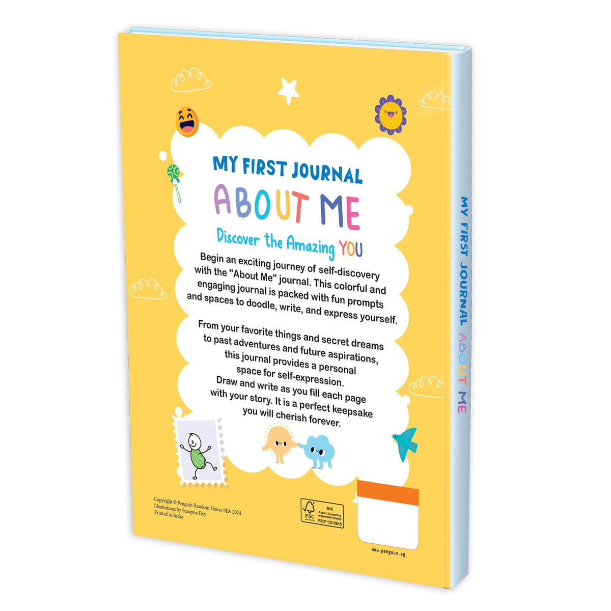 My First Journal-About Me: A Guided Journal for Kids | Fun Prompts, Drawings & Writings for Kids to Explore, Express, and Discover Themselves I Ages 8+ [Select Learning]