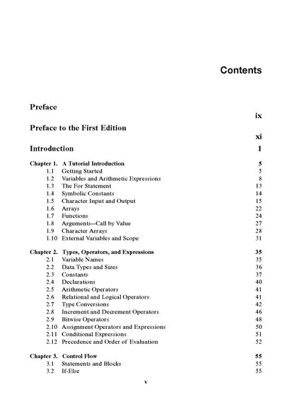 C PROGRAMMING LANGUAGE, 2ND EDN