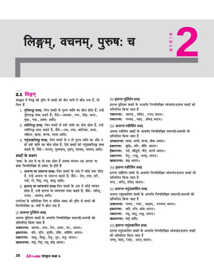 Arihant All in One Sanskrit Class 6 for CBSE Exam 2025-26 | Based on the latest NCERT Deepakam | Mind Map in Each Chapter and Competency-Based ... Study, Complete Practice, Complete Assessment