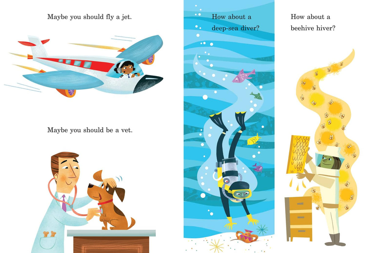 Maybe You Should Fly A Jet! Maybe You Should Be A Vet!: The new illustrated edition for 2024, perfect for children aged 3 to 7!