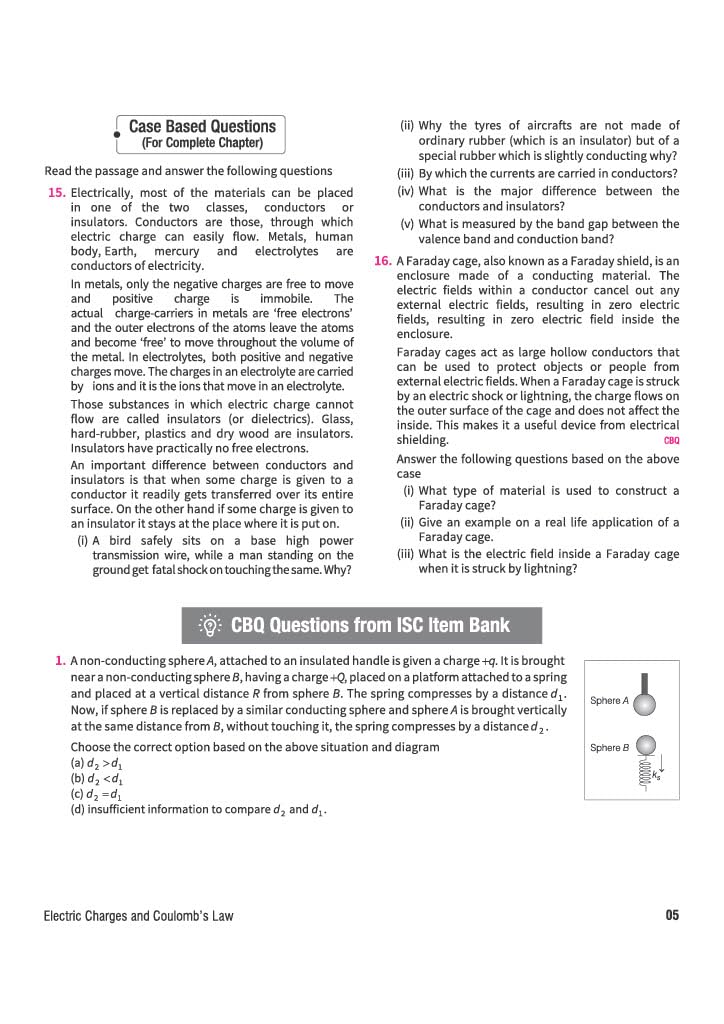Arihant ISC Question Bank Class 12 Physics For Board Exam 2027 | 26 Years Chapterwise & Topicwise PYQs (2026–2001) with Detailed Step-by-Step Answers, Examiner's Comments, Tips & 3 Sample Papers
