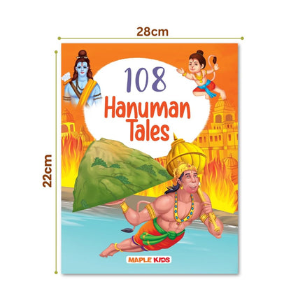 108 Hanuman Stories (Illustrated) - Story Book for Kids - English Stories for Children - Bedtime Stories - Moral Stories - Age 3+ - Read Aloud to Infants, Toddlers