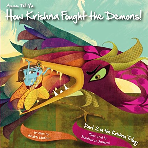 Amma Tell me how krishna fought the demons book cover