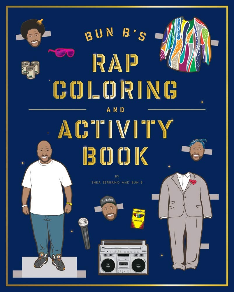 Bun Bs Rapper Coloring and Activity Book book cover