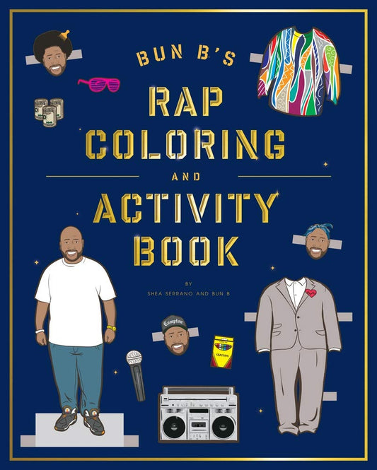 Bun Bs Rapper Coloring and Activity Book book cover