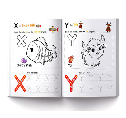 My Big Book of Patterns & Pencil Control: Interactive Activity Book to Practice Patterns, Numbers 1–20 & Alphabet | Ages 3–6 | Fun Early Learning Workbook