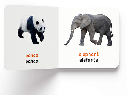 My First Book of Wild Animals - Animales Salvajes : My First English Spanish Board Book (English - Español)