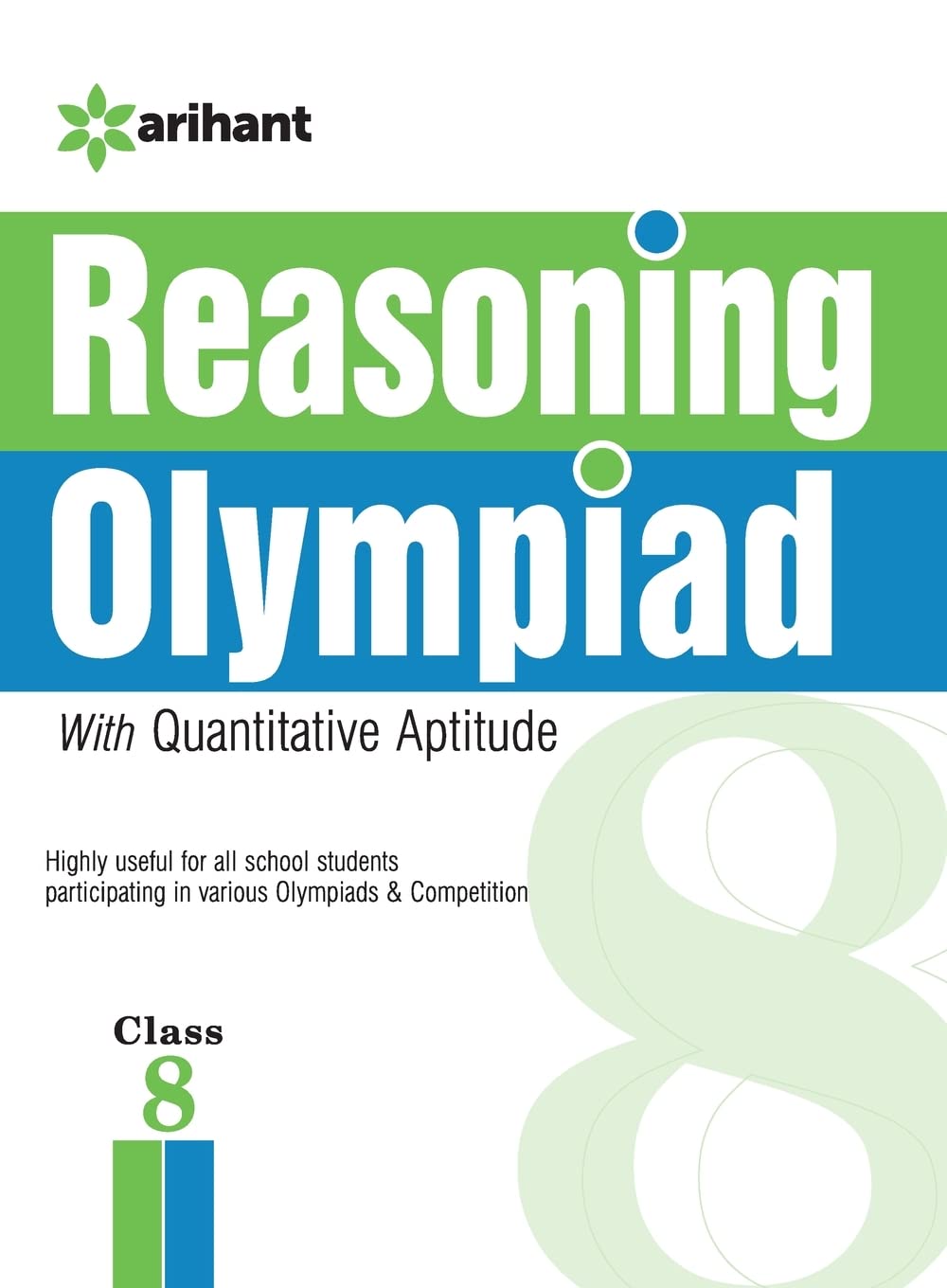 Olympiad Books Practice Sets - Reasoning class 8th by Arihant Experts (Author) book cover