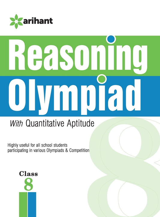 Olympiad Books Practice Sets - Reasoning class 8th by Arihant Experts (Author) book cover