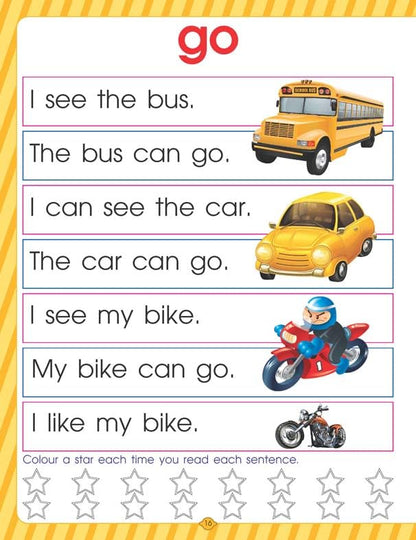 Very First Sight Words Sentences Level - 1 Book for Kids Age 4 -8 years
