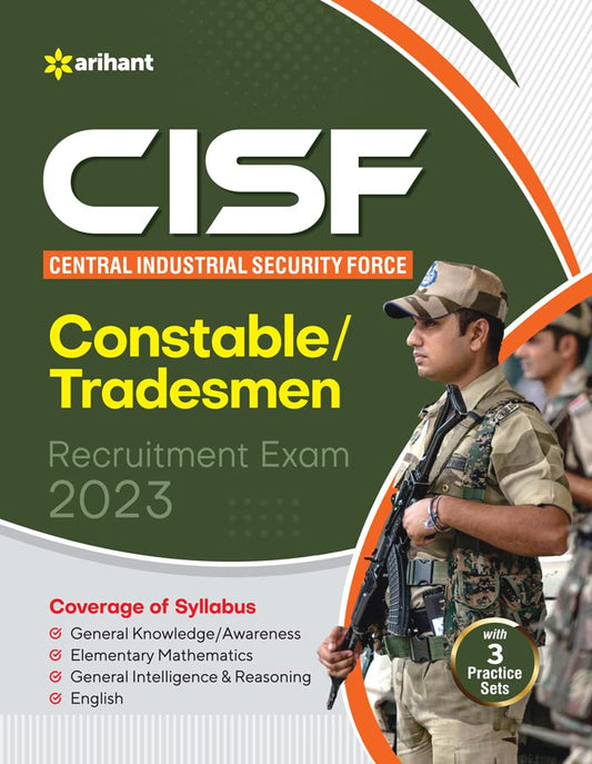 CISF (Central Industrial Security Force) Constable Tradesmen Recruitment Exam 2023 book cover