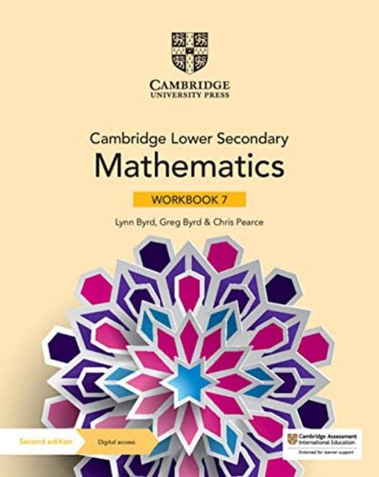 Cambridge Lower Secondary Mathematics Workbook 7 with Digital Access (1 Year) Cambridge International Primary and Lower Secondary Curriculum Frameworks