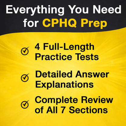 Cphq Study Guide 2026-2027 - 4 Full-Length Practice Tests, Exam Secrets Prep Book for the Nahq Certified Professional in Healthcare Quality: 5th Edition