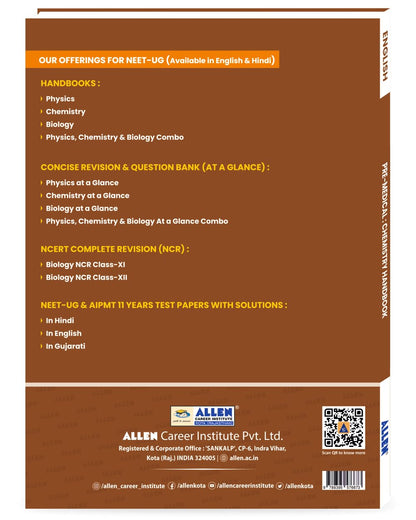 ALLEN Chemistry Handbook For NEET (UG) Exam (English) | NON RETURNABLE
