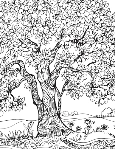 Countryside Adult Colouring Book for Adults | Beautiful Rural Landscapes, Scenic Villages & Nature Designs to Spark Creativity, Boost Focus, Relieve Stress & Promote Inner Peace