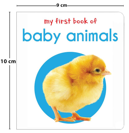 My First Book of Baby Animals | First Animal Board Book for Babies, Toddlers & Preschoolers | Learn About Cute Baby Animals with Bright, Adorable Pictures | Early Learning Book for Kids Ages 0-3 Years