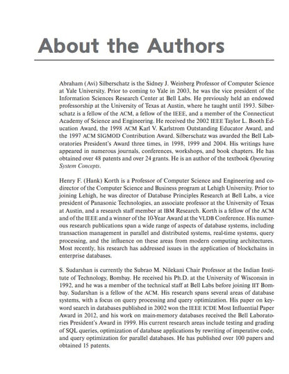 Database System Concepts | 7th Edition | Abraham Silberschatz, Henry F. Korth & S. Sudarshan