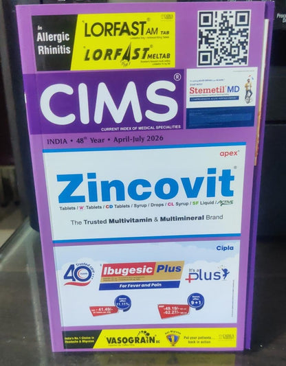 CIMS India (Current Index of Medical Specialities) (JAN - APRIL 2026)