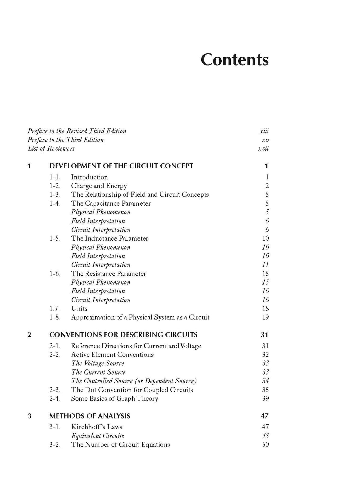 NETWORK ANALYSIS, REVISED