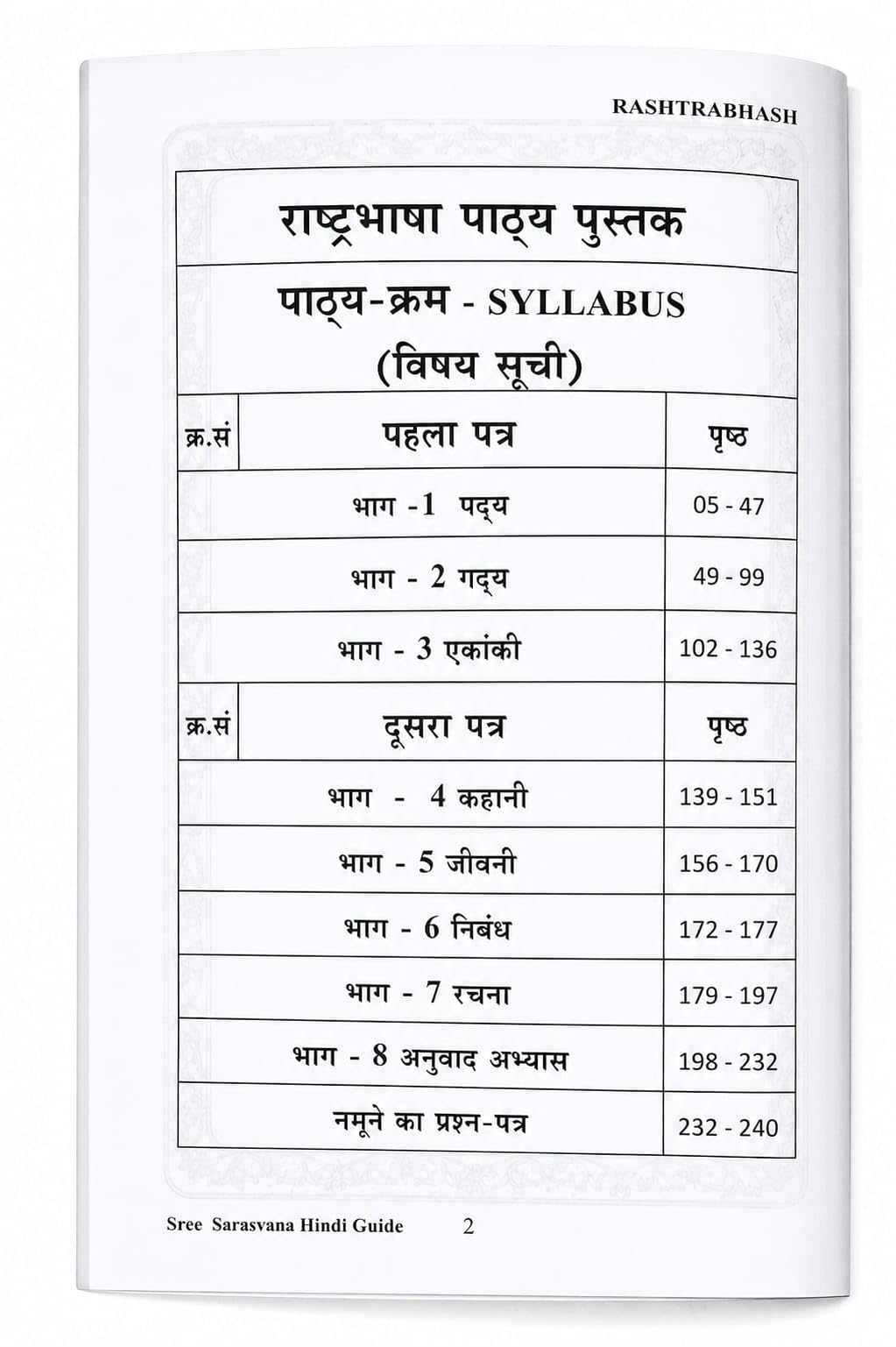 Sree Saravana's Rashtrabhasha Complete Hindi Guide
