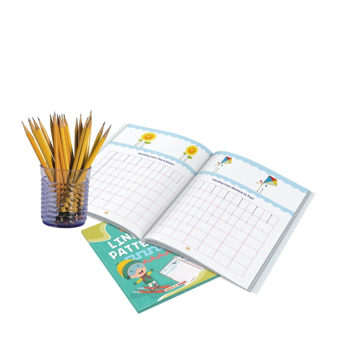 Lines and Curves - Pattern Writing - Writing Practice Book for Kids - 2 to 5 Years Old Kids - Learn and Practice - Tracing Book for Toddlers, Nursery, Pre School Children