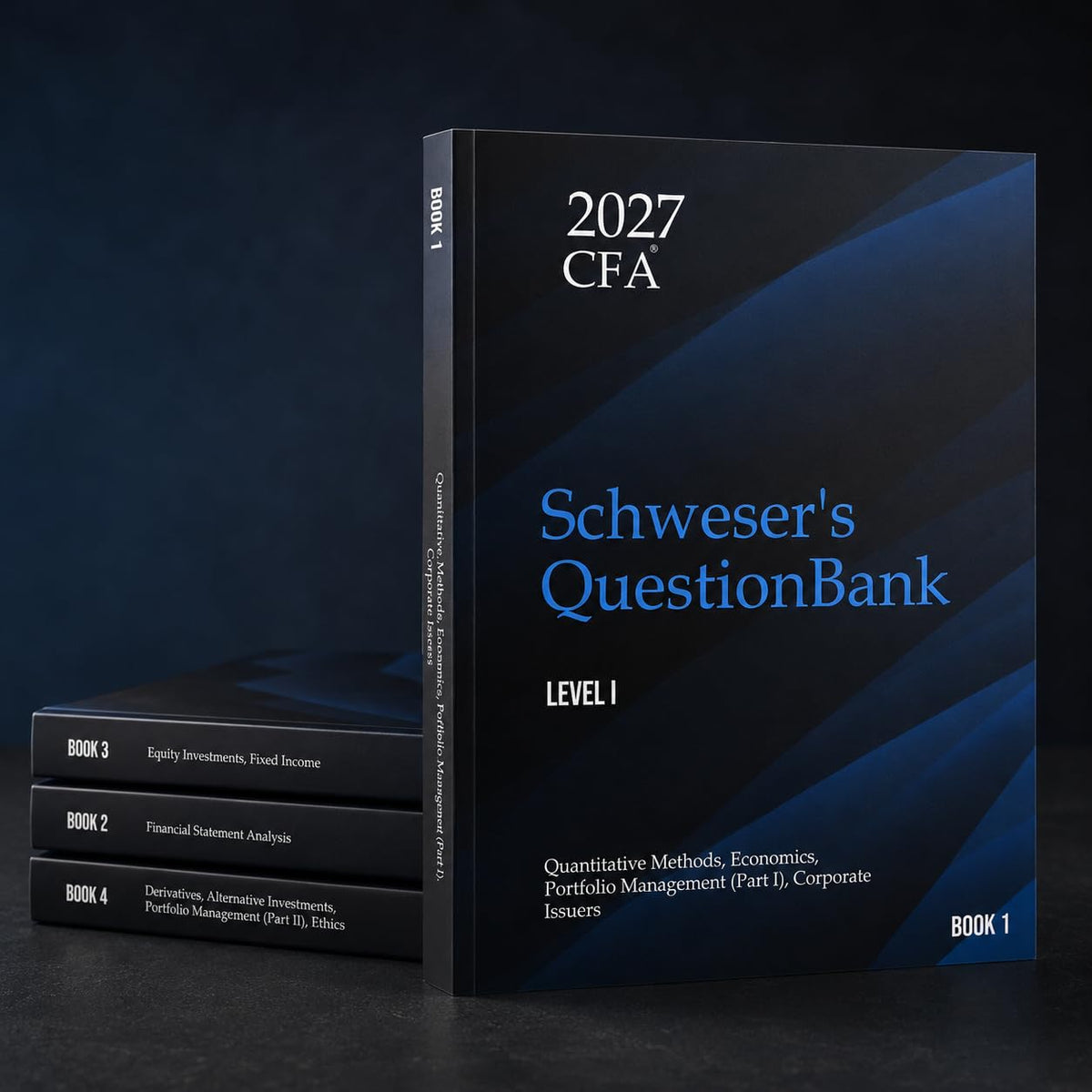 2027 Schweser CFA Level I Question Bank — 1,500 Questions with Answer Book (Cfa Exam Prep Series)