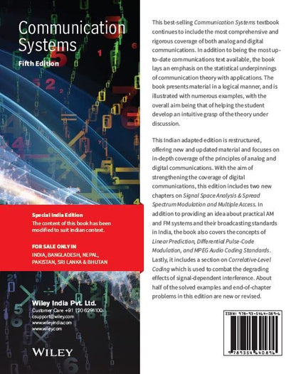 Communication Systems, 5ed, ISV, An Indian Adaptation | New