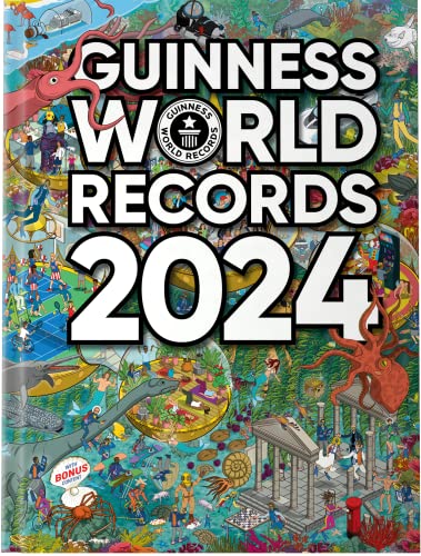 Guinness World Records 2024 book cover