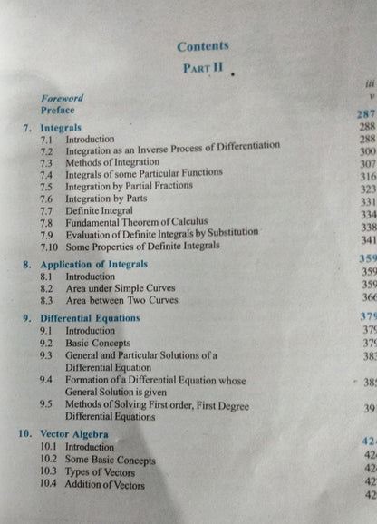 Ncert Mathematics Part 2 Class 12 (S) 2025-26 Edition