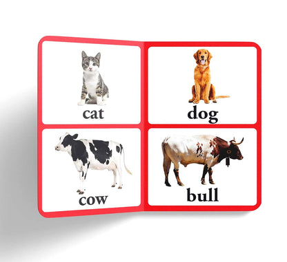 Farm Animals & Pets For Kids | Large Font | Ages 0–5 Years | Early Learning | Board Book | Animal Vocabulary Building | Cows | Dogs | Cats | Bright Pictures | Toddlers | Preschoolers | Latest Edition