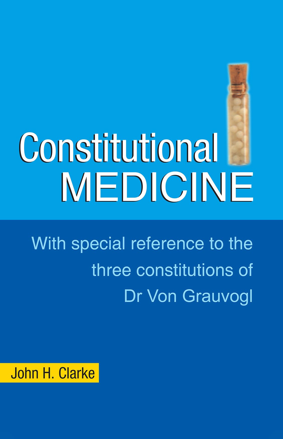 CONSTITUTIONAL MEDICINE book cover