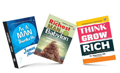 The Ultimate Financial Wisdom Guide : Think & Grow Rich, The Richest Man in Babylon and As A Man Thinketh | Classic Motivational Novels | Combo of 3 Novels