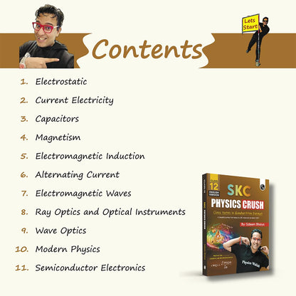 PW SKC Physics Crush Class 12 (English Edition) Handwritten Format Notes By Saleem Sir For JEE and NEET Exams | From Basic to JEE Advanced via JEE/ NEET