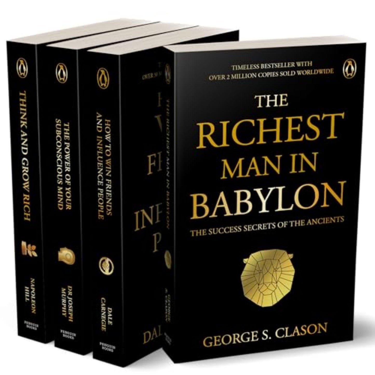 World's Greatest Books for Wealth and Success (Set of 4 books - Ideal Gift Set): Motivational Self-Help for Personal Development & Financial Growth | Power of Subconscious Mind, Think & Grow Rich & More
